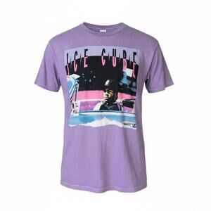 Ice Cube Graphic T-Shirt Purple Size Large – Hip Hop Rap Tee